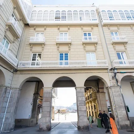 Lux Maria Pita Corazon De Coruna 公寓 拉科鲁尼亚