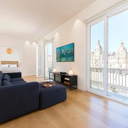 Lux Maria Pita Corazon De Coruna Apartment